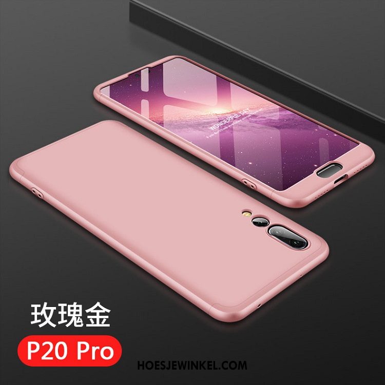 Huawei P20 Pro Hoesje Bescherming Anti-fall Zwart, Huawei P20 Pro Hoesje Tempereren Mobiele Telefoon