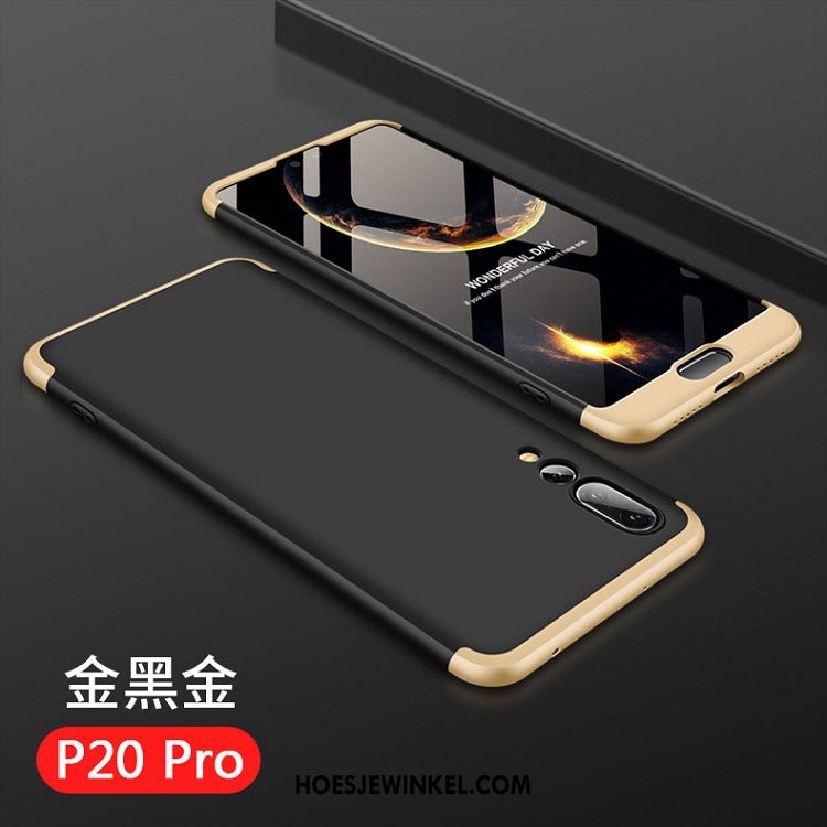 Huawei P20 Pro Hoesje Bescherming Anti-fall Zwart, Huawei P20 Pro Hoesje Tempereren Mobiele Telefoon
