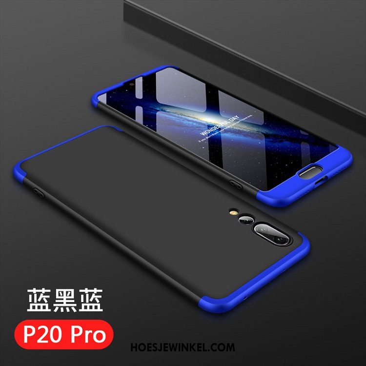 Huawei P20 Pro Hoesje Bescherming Anti-fall Zwart, Huawei P20 Pro Hoesje Tempereren Mobiele Telefoon