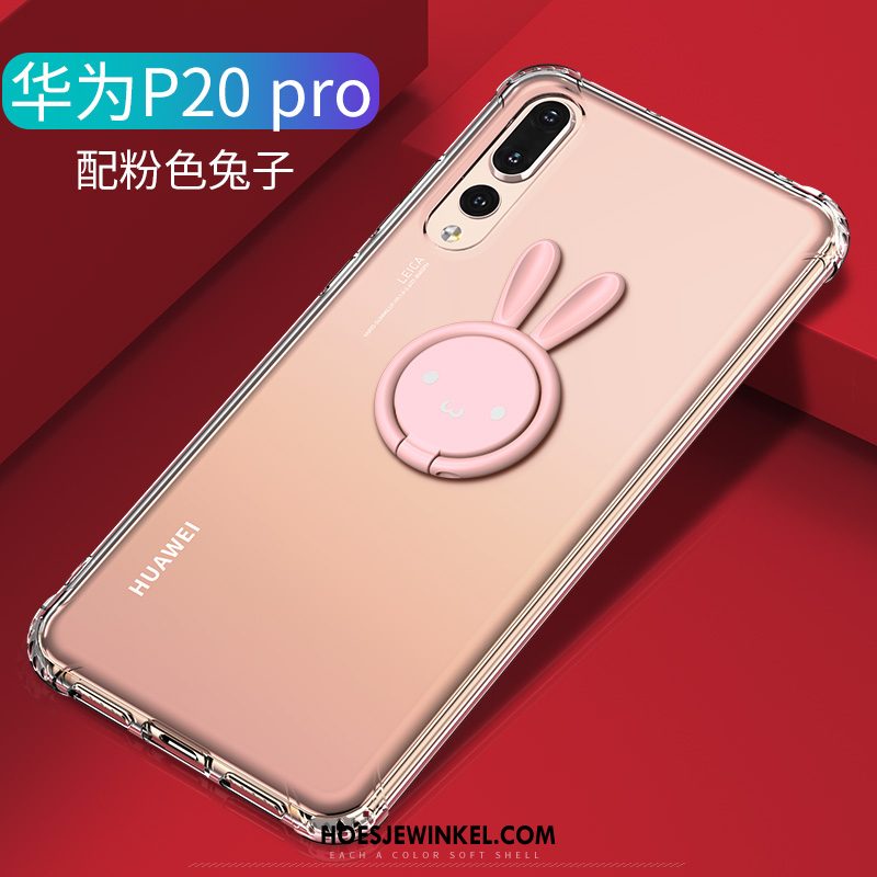 Huawei P20 Pro Hoesje Bescherming Trendy Merk Persoonlijk, Huawei P20 Pro Hoesje Net Red Zwart