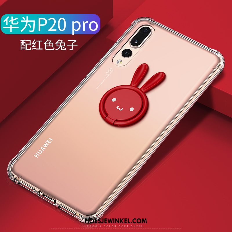 Huawei P20 Pro Hoesje Bescherming Trendy Merk Persoonlijk, Huawei P20 Pro Hoesje Net Red Zwart