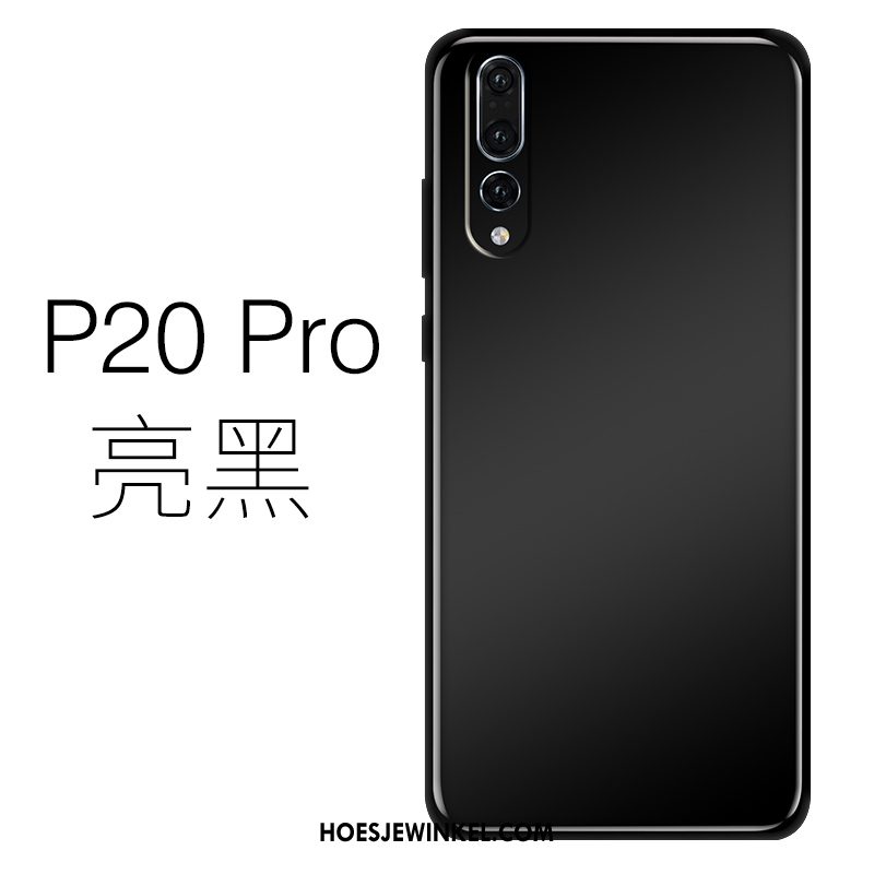 Huawei P20 Pro Hoesje Dun Mobiele Telefoon Siliconen, Huawei P20 Pro Hoesje Purper Glas