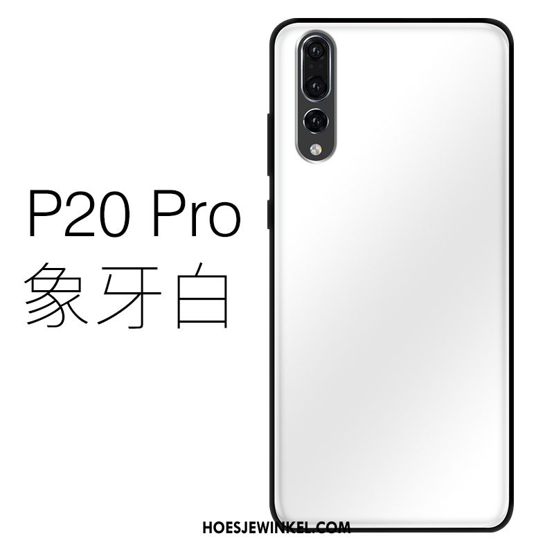 Huawei P20 Pro Hoesje Dun Mobiele Telefoon Siliconen, Huawei P20 Pro Hoesje Purper Glas