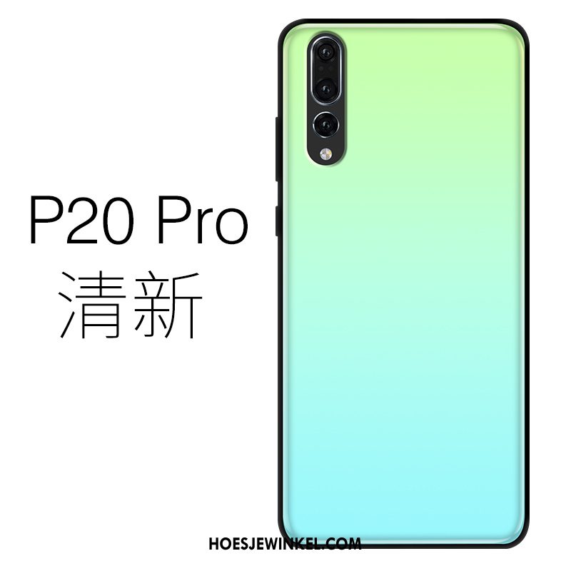 Huawei P20 Pro Hoesje Dun Mobiele Telefoon Siliconen, Huawei P20 Pro Hoesje Purper Glas