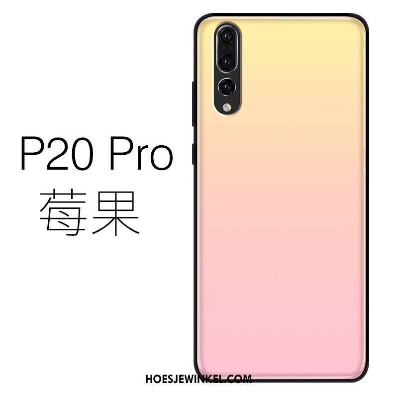 Huawei P20 Pro Hoesje Dun Mobiele Telefoon Siliconen, Huawei P20 Pro Hoesje Purper Glas