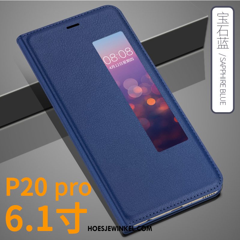 Huawei P20 Pro Hoesje Folio Persoonlijk Bescherming, Huawei P20 Pro Hoesje Mobiele Telefoon Anti-fall