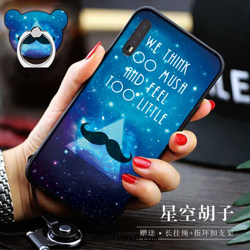 Huawei P20 Pro Hoesje Hanger Ring Mobiele Telefoon, Huawei P20 Pro Hoesje Blauw All Inclusive