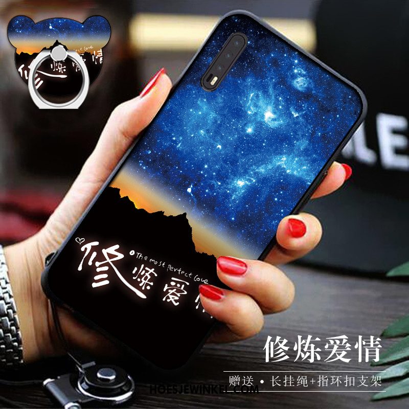 Huawei P20 Pro Hoesje Hanger Ring Mobiele Telefoon, Huawei P20 Pro Hoesje Blauw All Inclusive