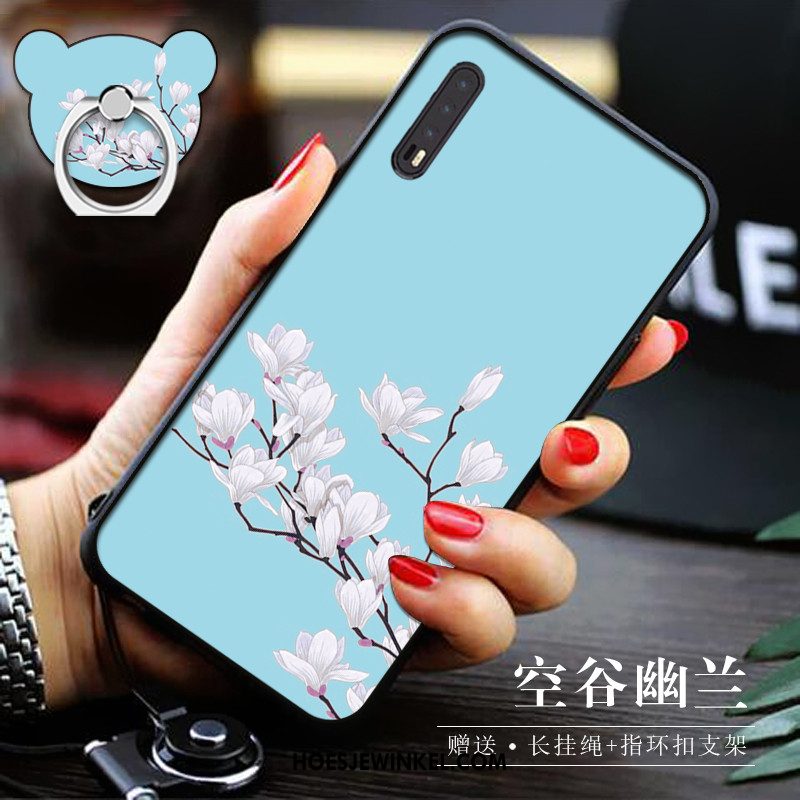 Huawei P20 Pro Hoesje Hanger Ring Mobiele Telefoon, Huawei P20 Pro Hoesje Blauw All Inclusive