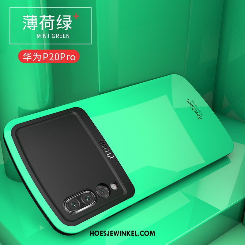 Huawei P20 Pro Hoesje Lovers Trend Mode, Huawei P20 Pro Hoesje Mobiele Telefoon Schrobben Beige