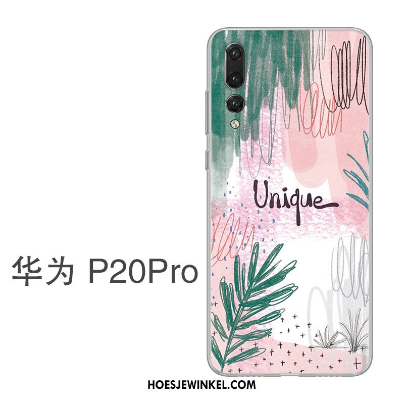 Huawei P20 Pro Hoesje Mobiele Telefoon Bescherming All Inclusive, Huawei P20 Pro Hoesje Anti-fall Roze