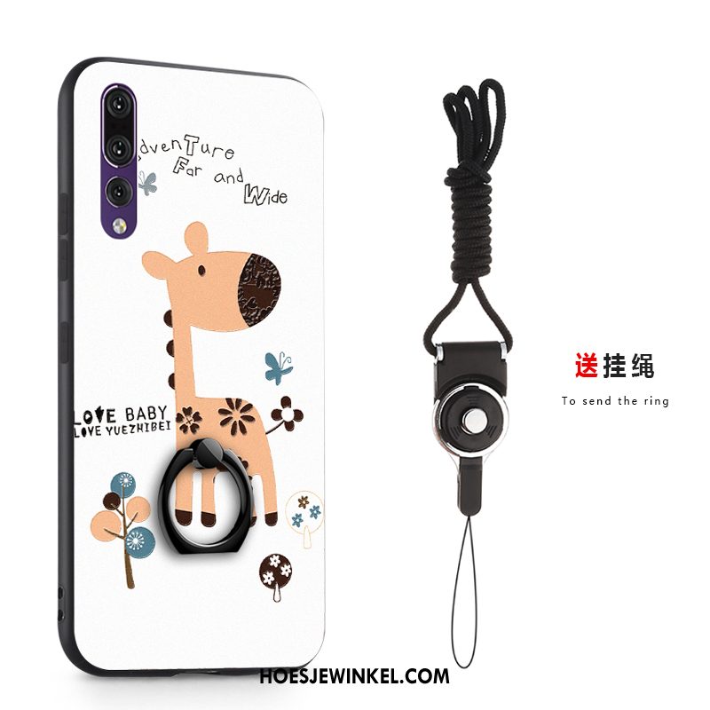 Huawei P20 Pro Hoesje Mobiele Telefoon Grijs Ring, Huawei P20 Pro Hoesje Hard Anti-fall