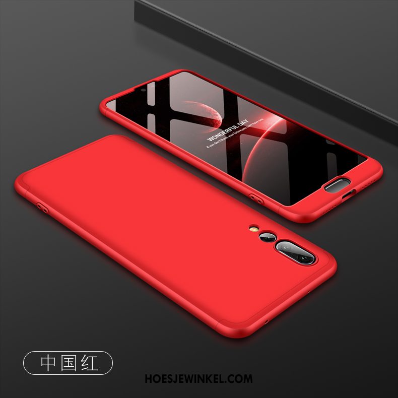 Huawei P20 Pro Hoesje Mobiele Telefoon Hoes All Inclusive, Huawei P20 Pro Hoesje Rood