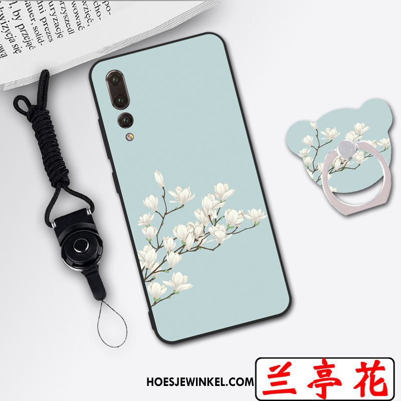 Huawei P20 Pro Hoesje Persoonlijk Hanger Opknoping Nek, Huawei P20 Pro Hoesje Kleur Hoes Beige