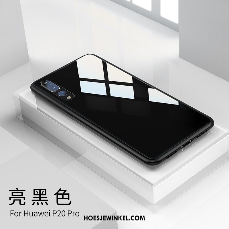 Huawei P20 Pro Hoesje Persoonlijk Siliconen Net Red, Huawei P20 Pro Hoesje Doorzichtig High End