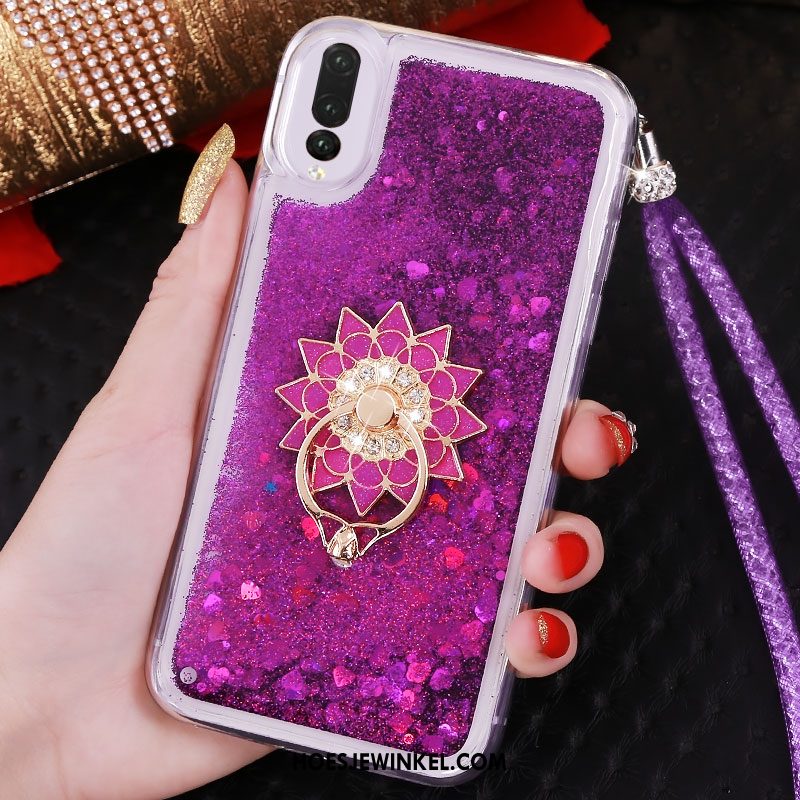 Huawei P20 Pro Hoesje Ring Purper Roze, Huawei P20 Pro Hoesje Drijfzand Zon