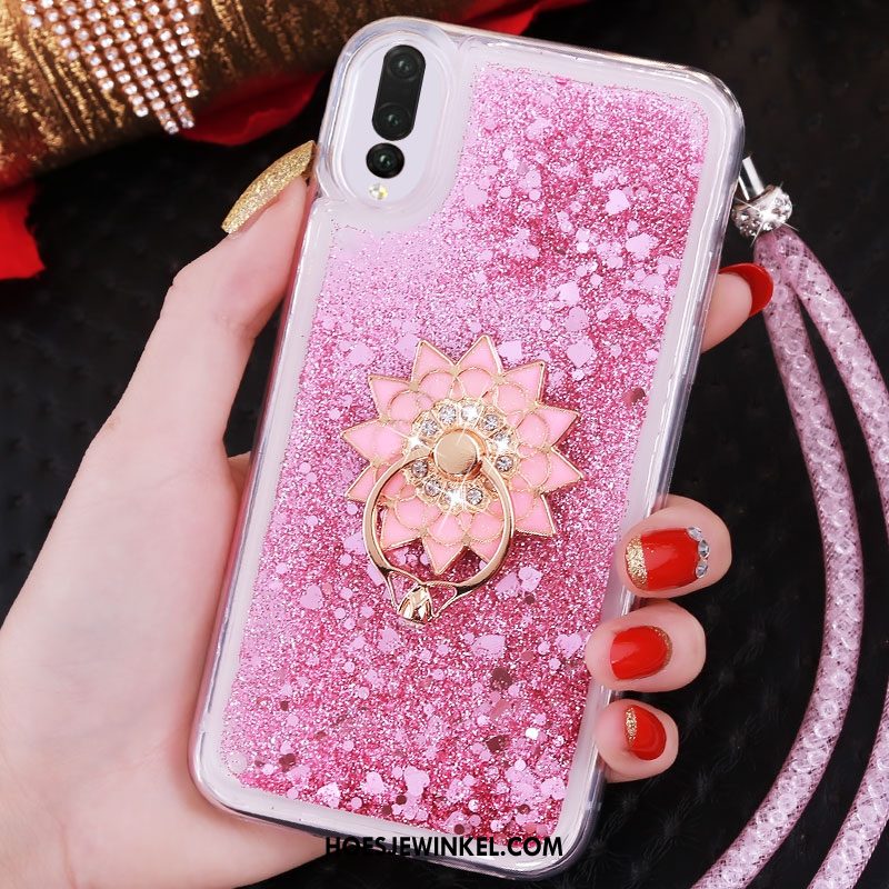 Huawei P20 Pro Hoesje Ring Purper Roze, Huawei P20 Pro Hoesje Drijfzand Zon