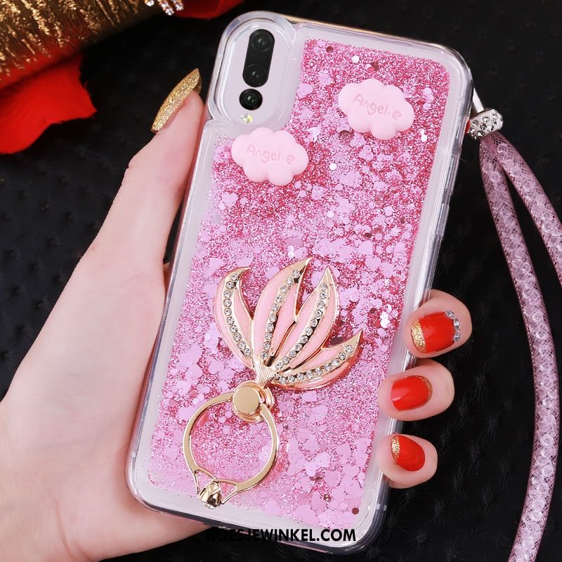 Huawei P20 Pro Hoesje Ring Purper Roze, Huawei P20 Pro Hoesje Drijfzand Zon