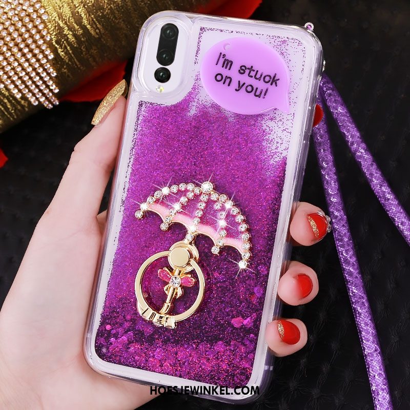 Huawei P20 Pro Hoesje Ring Purper Roze, Huawei P20 Pro Hoesje Drijfzand Zon