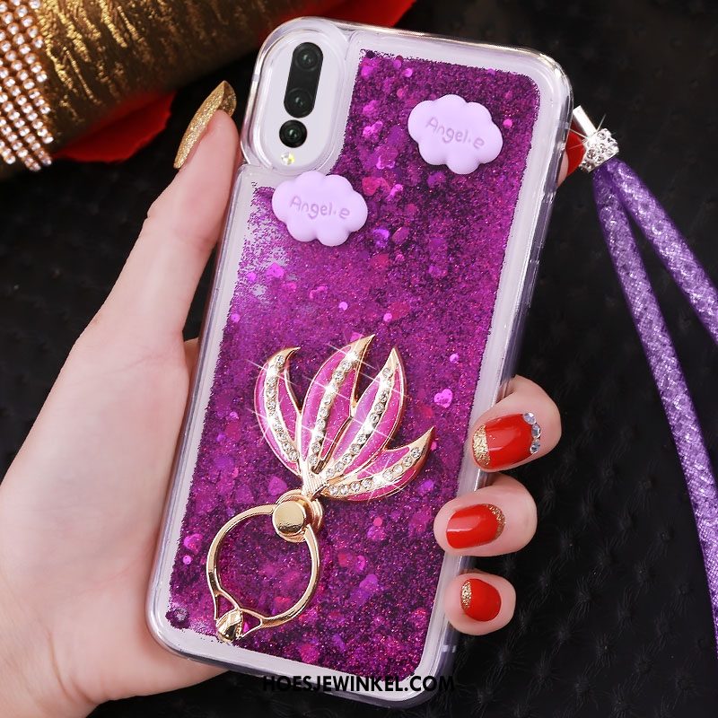 Huawei P20 Pro Hoesje Ring Purper Roze, Huawei P20 Pro Hoesje Drijfzand Zon