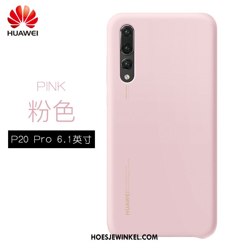 Huawei P20 Pro Hoesje Siliconen Donkerblauw Zacht, Huawei P20 Pro Hoesje Mode Mobiele Telefoon