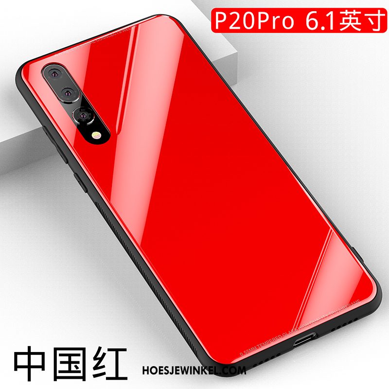 Huawei P20 Pro Hoesje Siliconen Hoes Anti-fall, Huawei P20 Pro Hoesje Roze All Inclusive