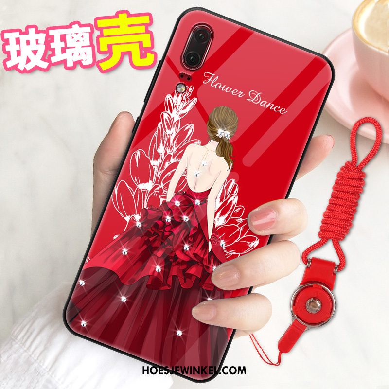 Huawei P20 Pro Hoesje Trend Mobiele Telefoon Anti-fall, Huawei P20 Pro Hoesje Zwart Hanger