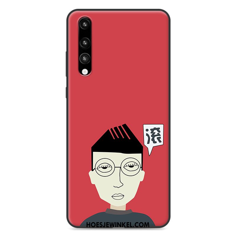 Huawei P20 Pro Hoesje Zacht Geel Bescherming, Huawei P20 Pro Hoesje Vintage Persoonlijk