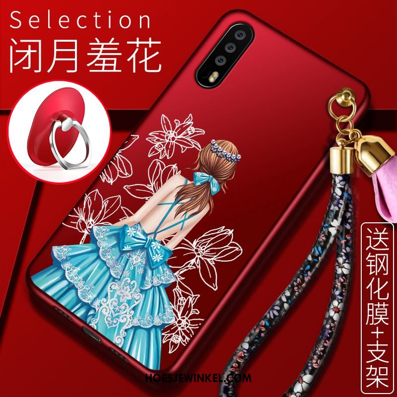 Huawei P20 Pro Hoesje Zacht Mobiele Telefoon Hoes, Huawei P20 Pro Hoesje Rood Siliconen