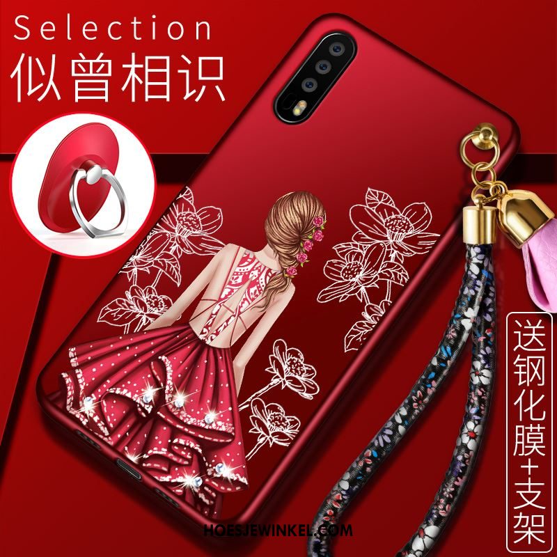 Huawei P20 Pro Hoesje Zacht Mobiele Telefoon Hoes, Huawei P20 Pro Hoesje Rood Siliconen