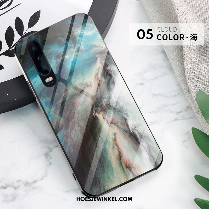 Huawei P30 Hoesje Anti-fall Eenvoudige All Inclusive, Huawei P30 Hoesje Persoonlijk Trend