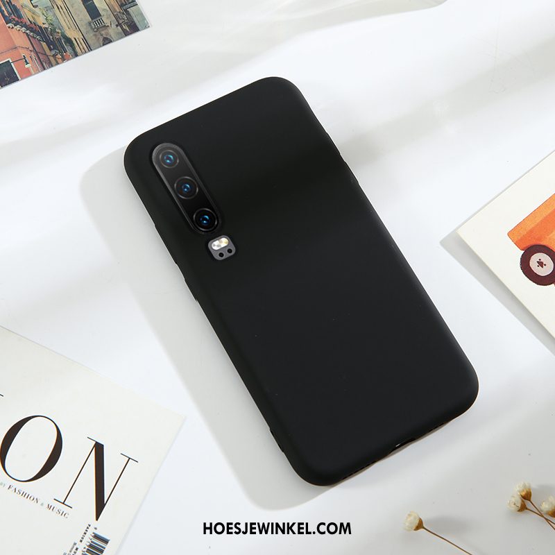 Huawei P30 Hoesje Anti-fall Grijs Hoes, Huawei P30 Hoesje Jeugd Mobiele Telefoon