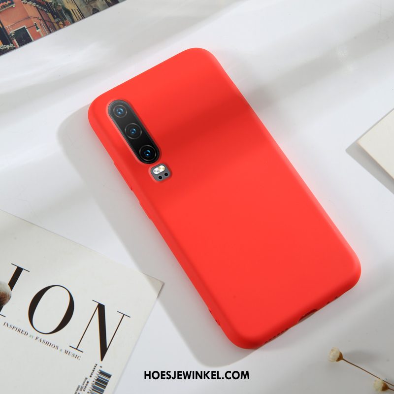 Huawei P30 Hoesje Anti-fall Grijs Hoes, Huawei P30 Hoesje Jeugd Mobiele Telefoon