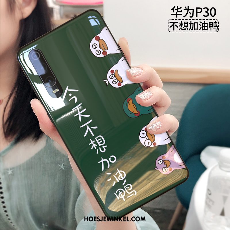 Huawei P30 Hoesje Bescherming Anti-fall Scheppend, Huawei P30 Hoesje All Inclusive Hoes