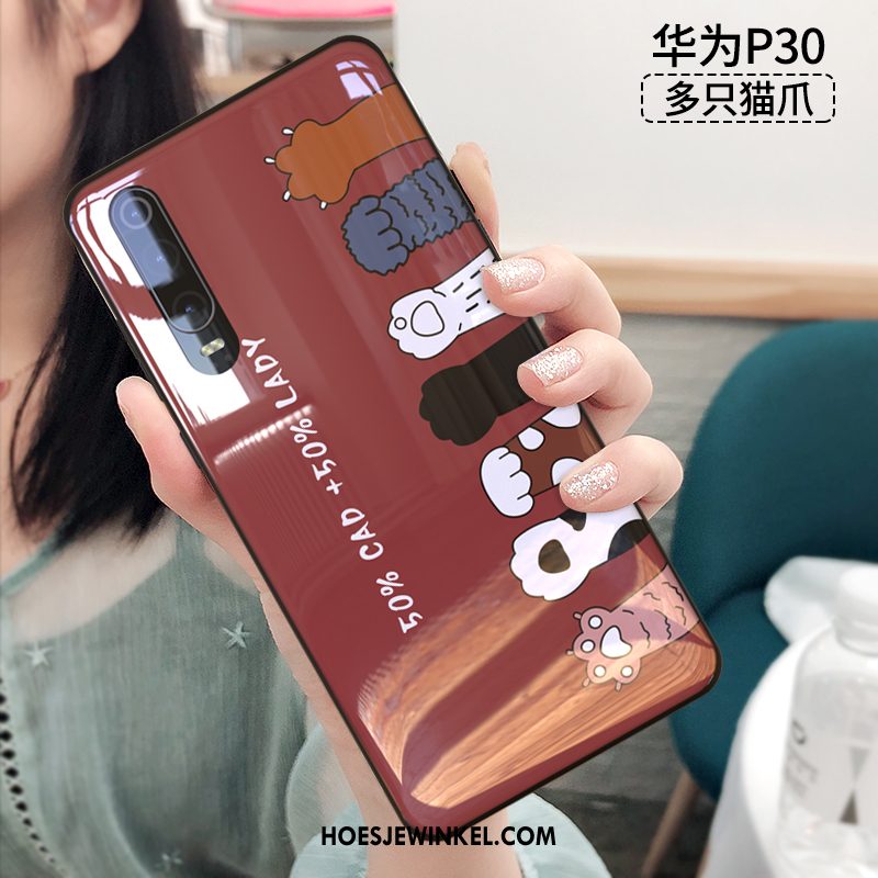 Huawei P30 Hoesje Bescherming Anti-fall Scheppend, Huawei P30 Hoesje All Inclusive Hoes