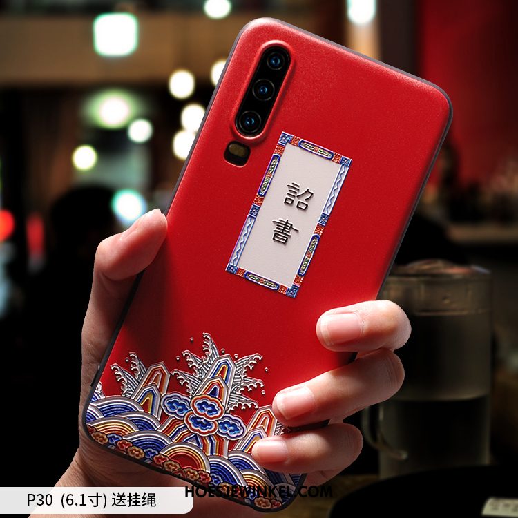 Huawei P30 Hoesje Bescherming Hoes Zacht, Huawei P30 Hoesje Anti-fall Nieuw