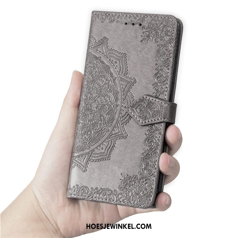 Huawei P30 Hoesje Bescherming Mobiele Telefoon Purper, Huawei P30 Hoesje Folio Trend