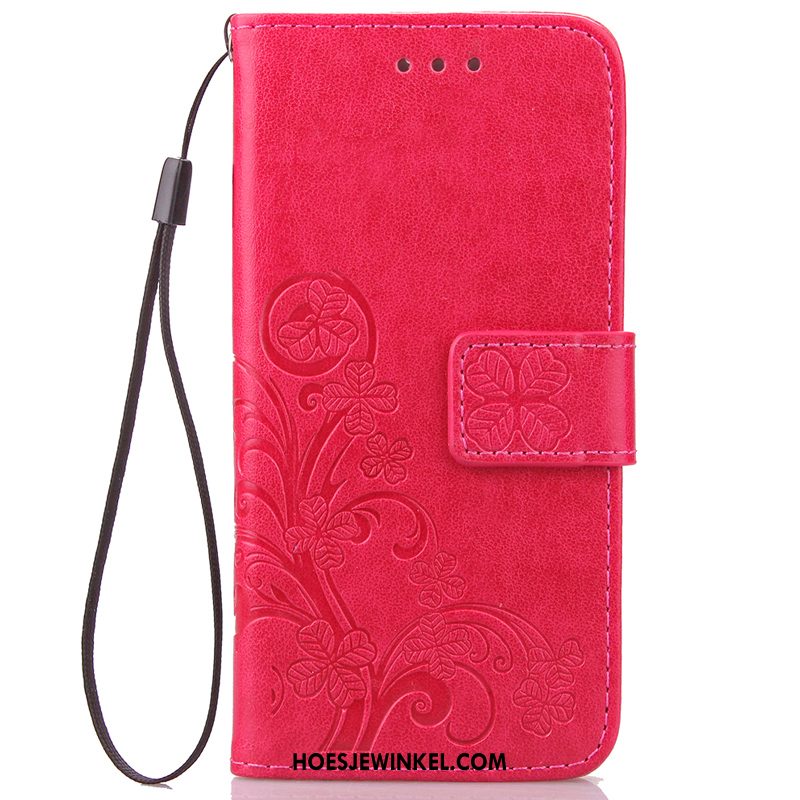 Huawei P30 Hoesje Blauw Leren Etui Mobiele Telefoon, Huawei P30 Hoesje Clamshell All Inclusive