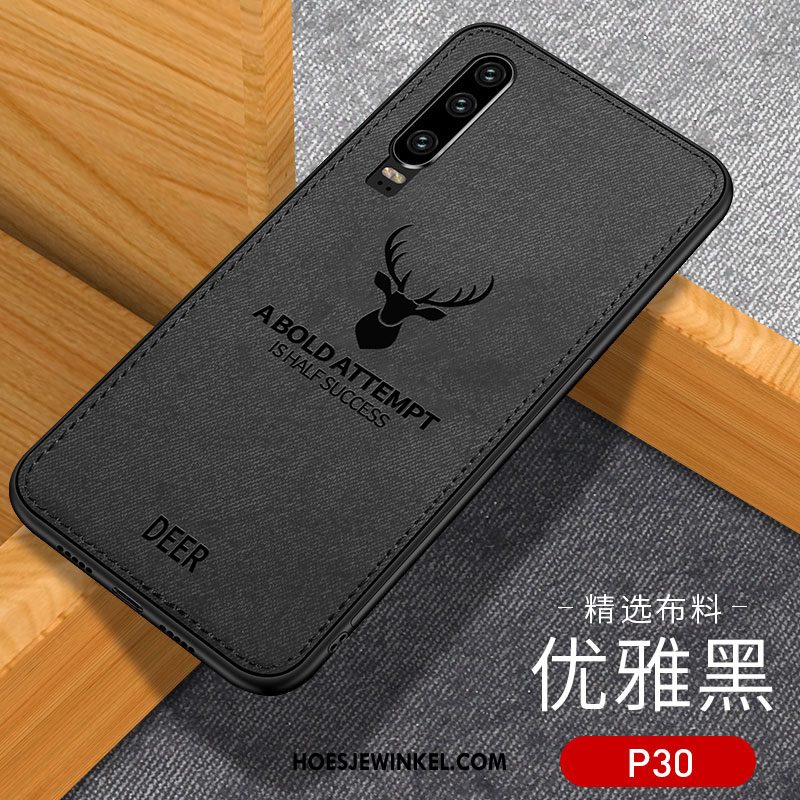 Huawei P30 Hoesje Hoes All Inclusive Persoonlijk, Huawei P30 Hoesje Dun Patroon