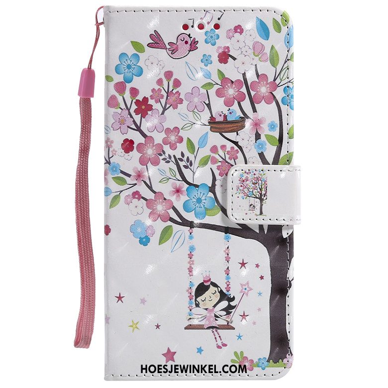 Huawei P30 Hoesje Hoes Leren Etui Mobiele Telefoon, Huawei P30 Hoesje Zacht Bescherming