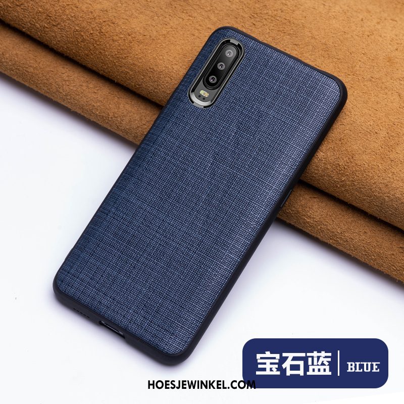 Huawei P30 Hoesje Leren Etui Hoes High End, Huawei P30 Hoesje Mode Trendy Merk