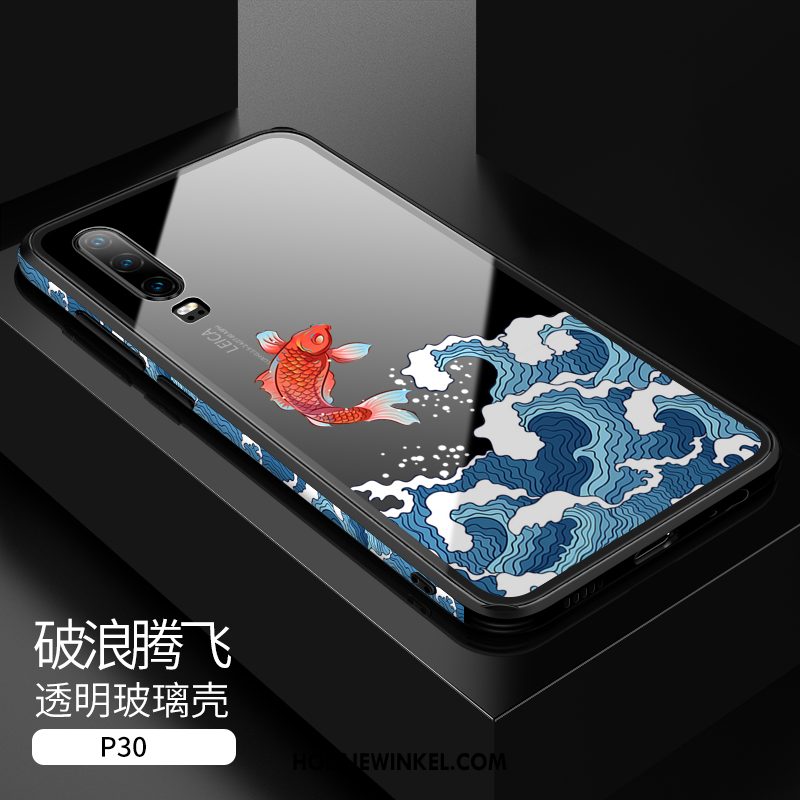 Huawei P30 Hoesje Mobiele Telefoon Zwart Dun, Huawei P30 Hoesje Nieuw Hoes