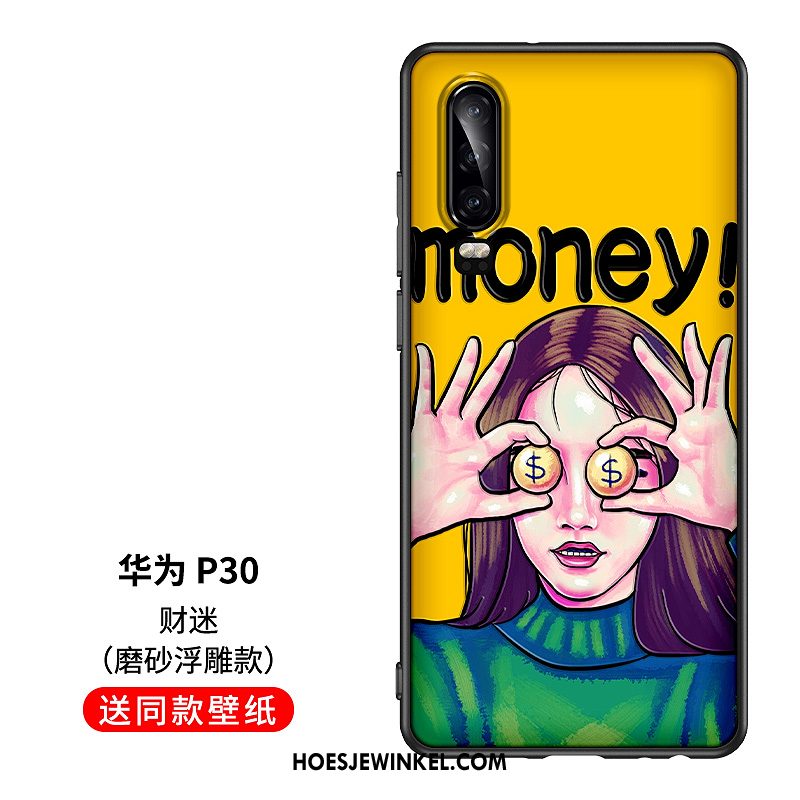 Huawei P30 Hoesje Mode Hoes Grappig, Huawei P30 Hoesje Mobiele Telefoon Zacht