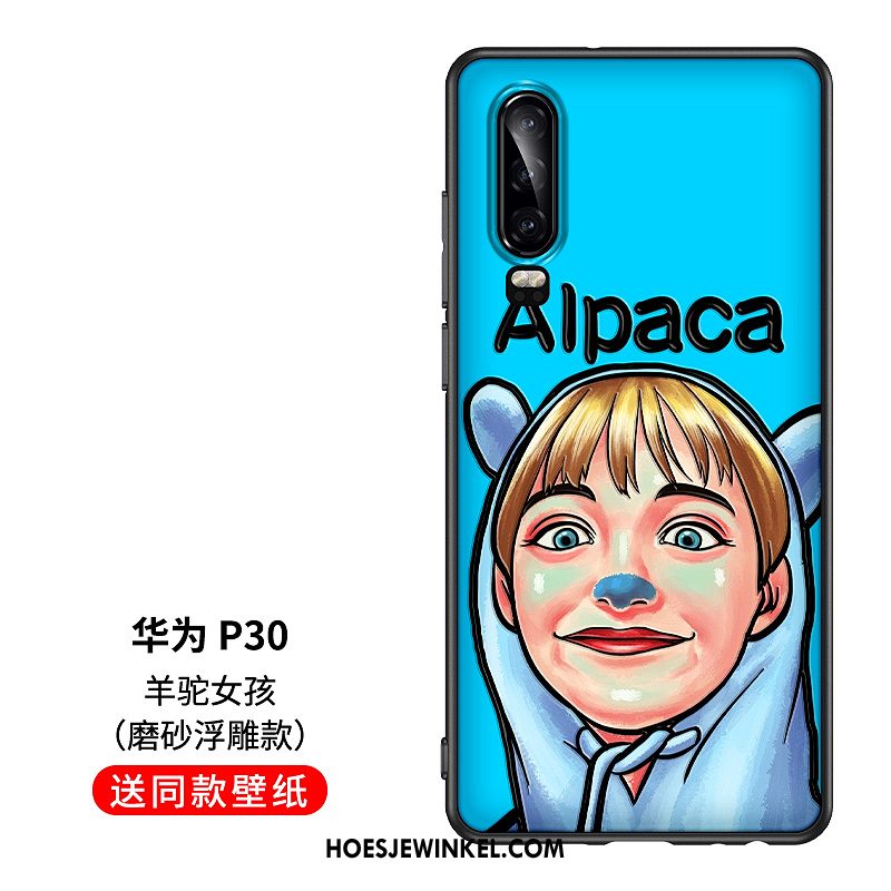 Huawei P30 Hoesje Mode Hoes Grappig, Huawei P30 Hoesje Mobiele Telefoon Zacht