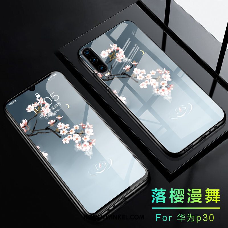 Huawei P30 Hoesje Siliconen Mobiele Telefoon Bescherming, Huawei P30 Hoesje Dun Schrobben