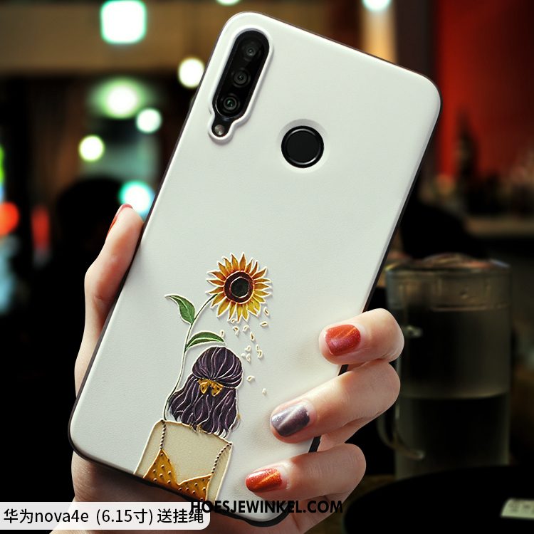 Huawei P30 Lite Hoesje All Inclusive Persoonlijk Zacht, Huawei P30 Lite Hoesje Anti-fall Siliconen