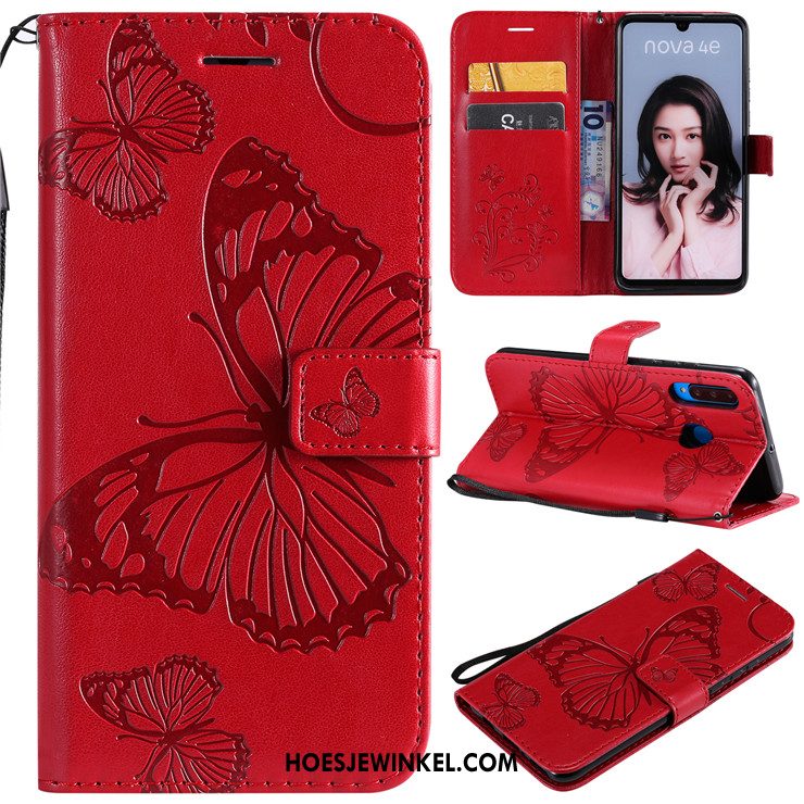 Huawei P30 Lite Hoesje Bescherming All Inclusive Mobiele Telefoon, Huawei P30 Lite Hoesje Siliconen Rose Goud