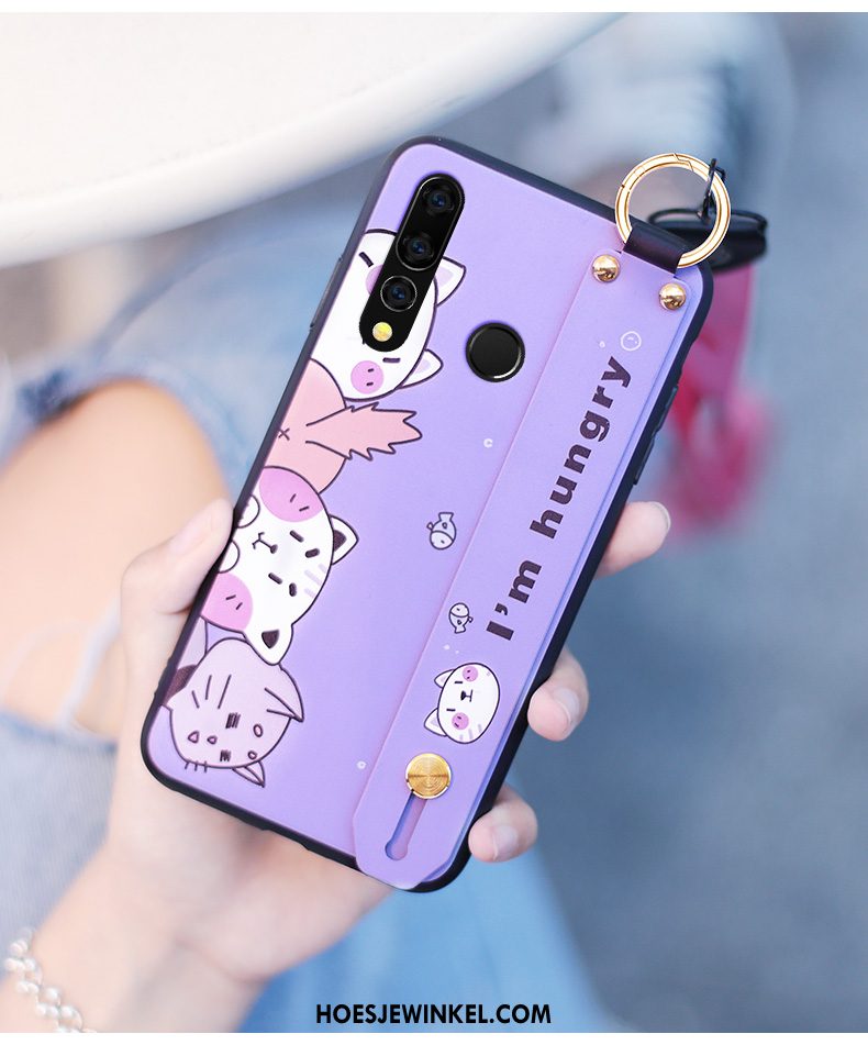 Huawei P30 Lite Hoesje Blauw Hoes Anti-fall, Huawei P30 Lite Hoesje Scheppend Nieuw