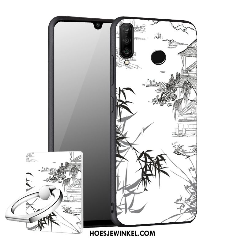 Huawei P30 Lite Hoesje Blauw Zacht Mobiele Telefoon, Huawei P30 Lite Hoesje Anti-fall Schrobben