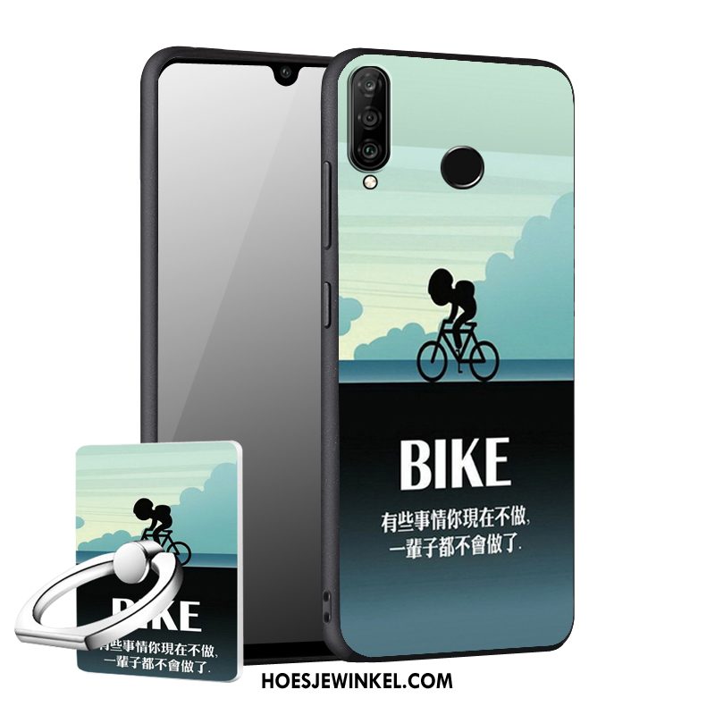 Huawei P30 Lite Hoesje Blauw Zacht Mobiele Telefoon, Huawei P30 Lite Hoesje Anti-fall Schrobben